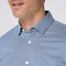 Load image into Gallery viewer, Mizzen + Main Halyard Long Sleeve Dress Shirt / Navy Peter Gingham
