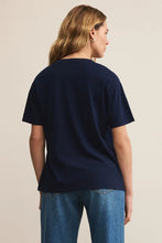 Load image into Gallery viewer, Z Supply Ciao Boyfriend Tee / Blue Sapphire
