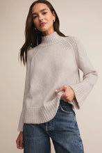 Load image into Gallery viewer, Z Supply Emerge Funnel Neck Sweater / Turtle Dove
