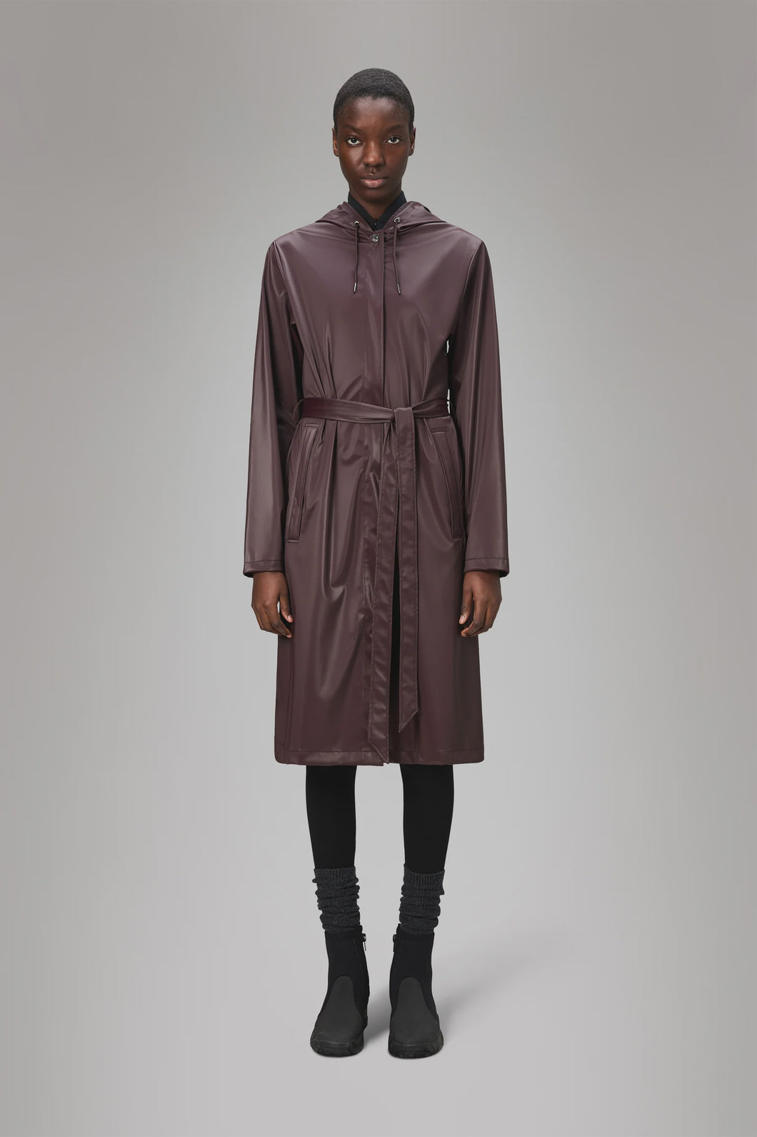 Rains A-Line Longer W Jacket W3 / Depth
