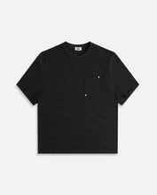 Load image into Gallery viewer, Krost Rivet Pocket Oversized Tee / Black
