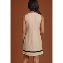 Load image into Gallery viewer, NZ Two Toned Soft Matte Mini Shift Dress
