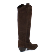 Load image into Gallery viewer, Diba True Ame Thyst Suede Boots / Dark Brown
