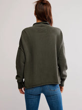 Load image into Gallery viewer, Free People WTF Torres Roll Neck Sweater / Army
