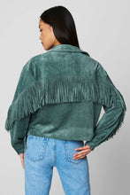 Load image into Gallery viewer, Blank NYC Olive Branch Shacket / Teal
