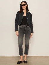 Load image into Gallery viewer, Sanctuary Astra Kick Crop Jean in Washed Black
