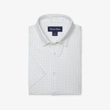 Load image into Gallery viewer, Mizzen &amp; Main Halyard SS Dress Shirt / Pale Green Pyramid
