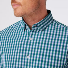 Load image into Gallery viewer, Mizzen &amp; Main Leeward No Tuck Dress Shirt / Teal Madison
