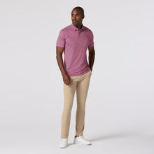 Load image into Gallery viewer, Mizzen + Main Halyard SS Polo / Mulberry Dash Repeat
