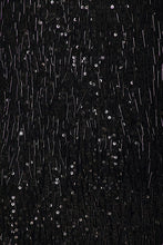 Load image into Gallery viewer, ASTR Emani Sequin Fringe Dress / Black
