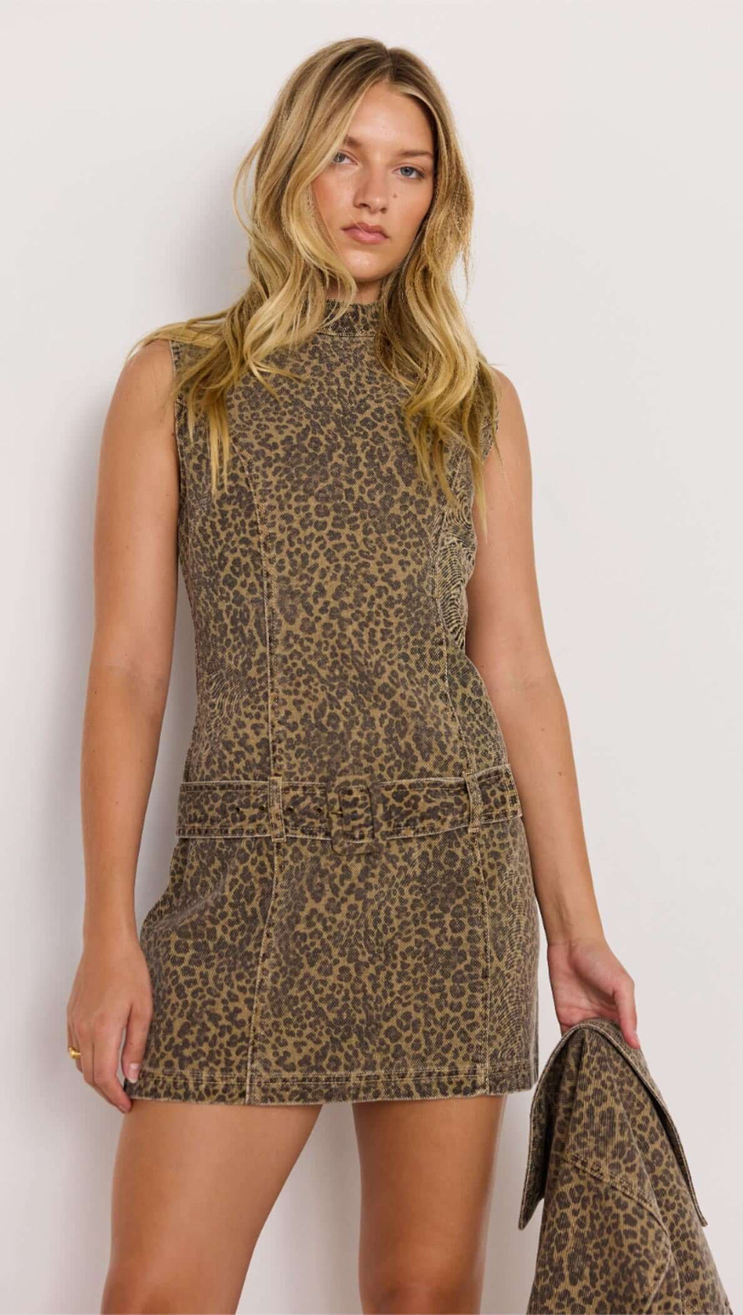 MINKPINK Anouk Mini Dress / Animal