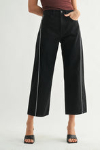 Load image into Gallery viewer, Just Black Barrel Jean Twist

