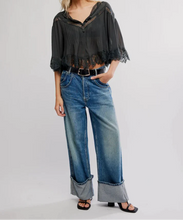 Load image into Gallery viewer, Free People Bali Midnight Rain Top
