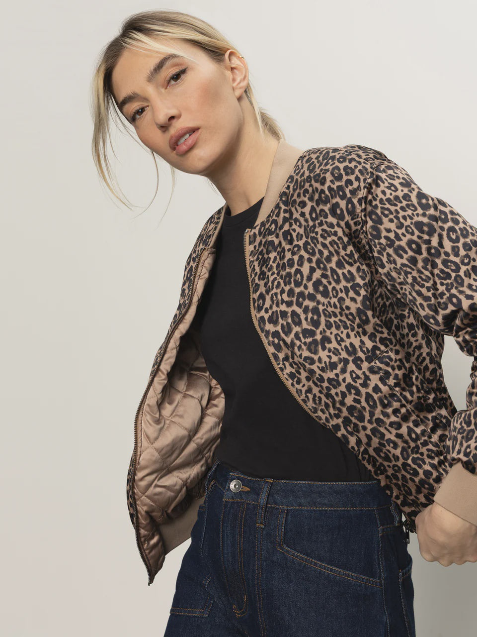Sanctuary Monroe Satin Bomber