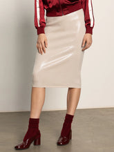 Load image into Gallery viewer, Sanctuary Sparkle Sequin Pencil Skirt / Pearl
