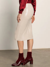 Load image into Gallery viewer, Sanctuary Sparkle Sequin Pencil Skirt / Pearl

