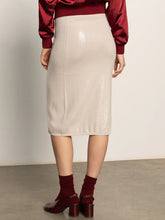 Load image into Gallery viewer, Sanctuary Sparkle Sequin Pencil Skirt / Pearl
