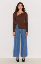 Load image into Gallery viewer, MINKPINK Dakota Rib Knit Top / Chocolate
