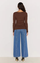 Load image into Gallery viewer, MINKPINK Dakota Rib Knit Top / Chocolate
