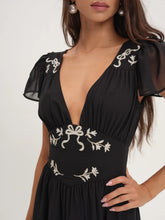 Load image into Gallery viewer, For Love &amp; Lemons Emmie Chiffon Maxi Dress
