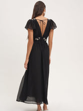 Load image into Gallery viewer, For Love &amp; Lemons Emmie Chiffon Maxi Dress
