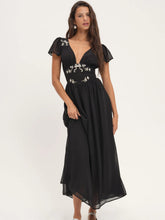 Load image into Gallery viewer, For Love &amp; Lemons Emmie Chiffon Maxi Dress
