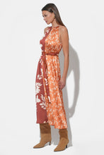 Load image into Gallery viewer, Adelyn Rae Sandi Two Toned Halter Midi Dress
