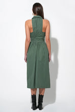 Load image into Gallery viewer, Adelyn Rae Rosa Flutter Halter Collared Dress
