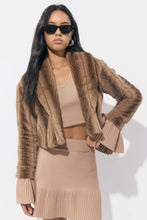 Load image into Gallery viewer, Adelyn Rae Folster Faux Fur Jacket / Brown
