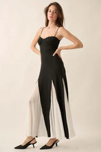 Load image into Gallery viewer, Promesa Ribbed Knit Godet Sweetheart Maxi Dress

