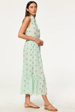 Load image into Gallery viewer, Misa Thebez Ruffled High-Neck Midi Dress
