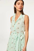 Load image into Gallery viewer, Misa Thebez Ruffled High-Neck Midi Dress
