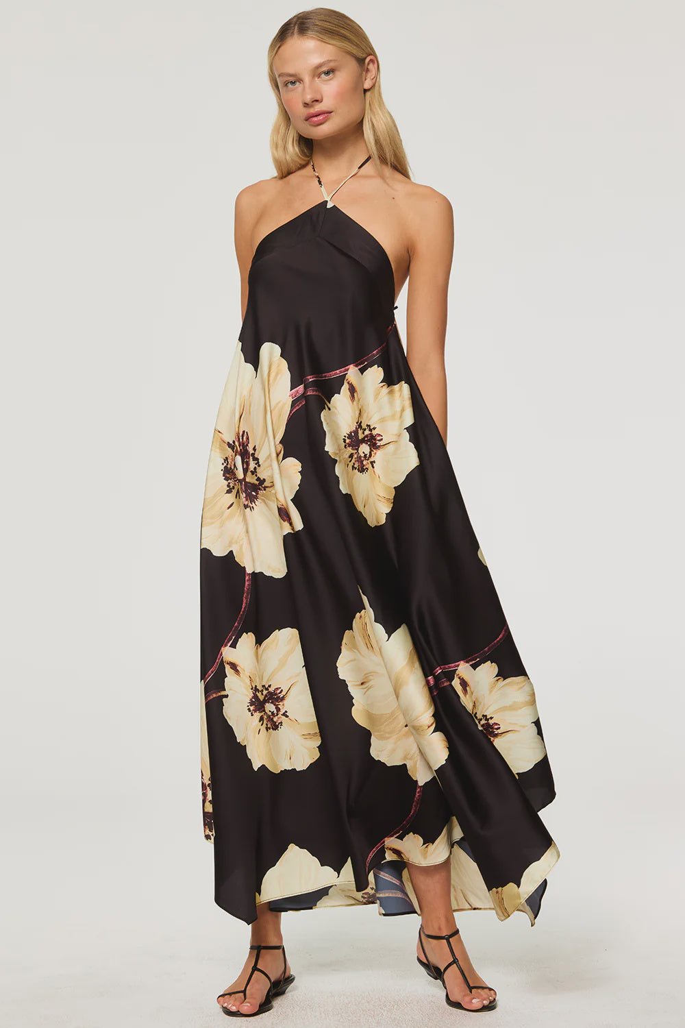 Misa Raban Halter Dress