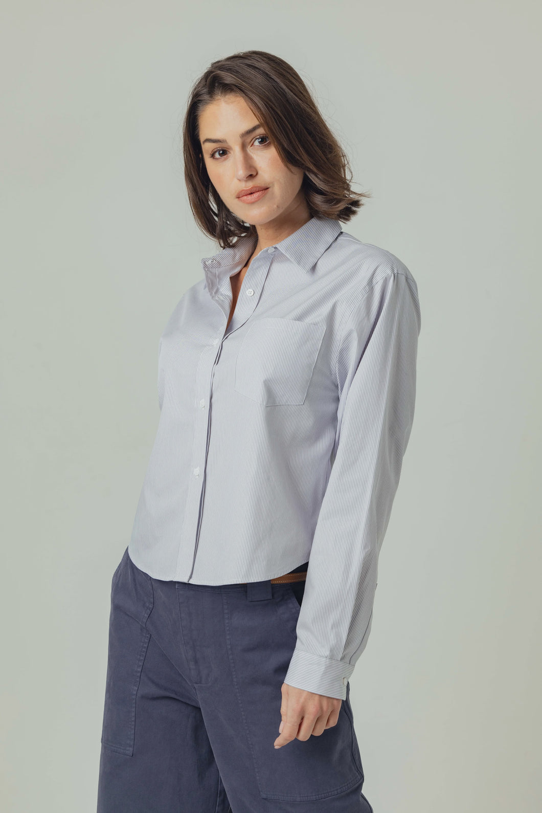 Sundays Finn Shirt / Titanium Stripe