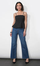 Load image into Gallery viewer, Greylin Textured Jacquard Babydoll Cami With Bow
