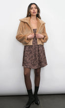 Load image into Gallery viewer, Greylin Hailey Faux Fur Coat / Biscotti
