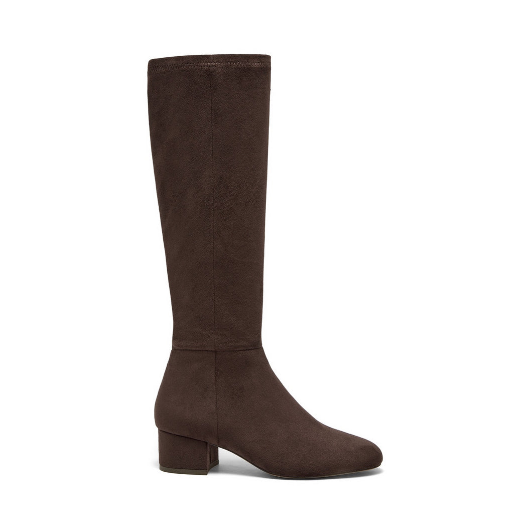 Silent D GOLD Stretch Microsuede Boot / Chocolate