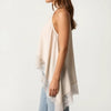 Anna Kaci Lace Trim High Neck Blouse
