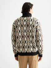 Load image into Gallery viewer, Scotch &amp; Soda Argyles Jacquard Dropped Shoulder Pullover / Mini Eggnog
