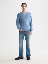 Load image into Gallery viewer, Scotch &amp; Soda Regular Fit Cotton Linen VNeck
