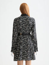 Load image into Gallery viewer, Scotch&amp;Soda Printed Long Sleeve Dress / Moon Gardening

