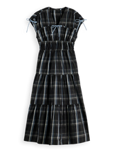 Load image into Gallery viewer, Scotch &amp; Soda Gathered Taffeta Midi Dress
