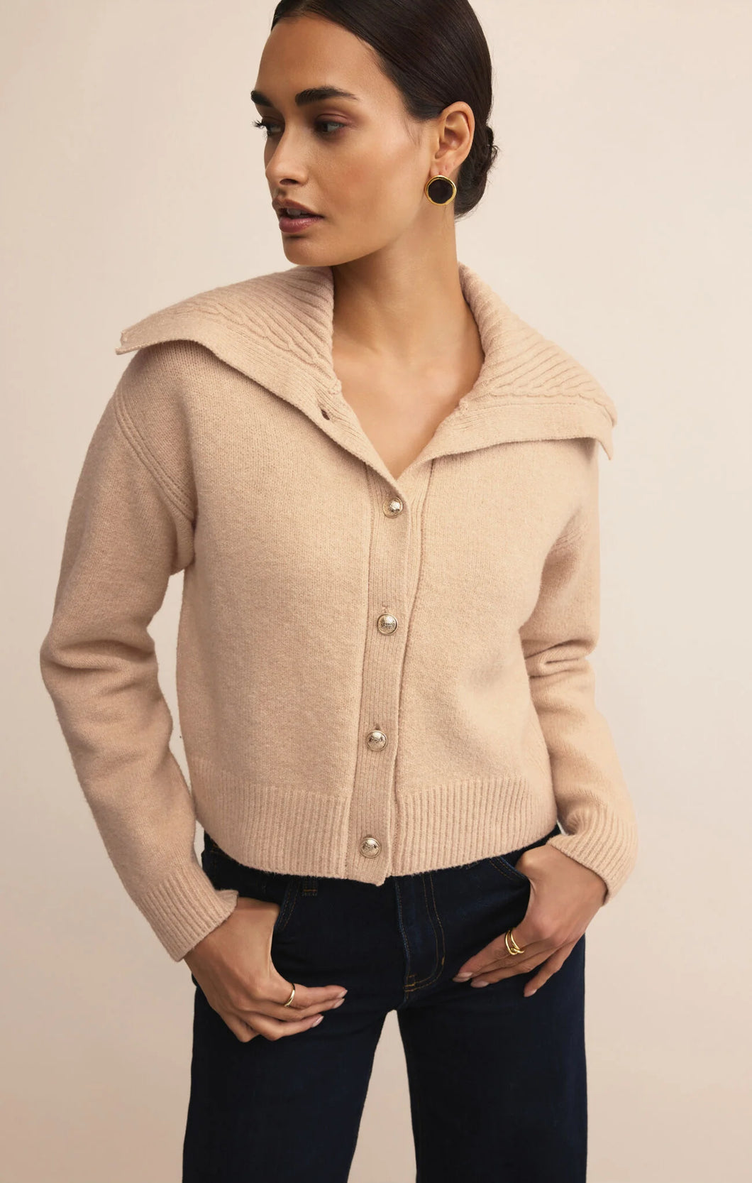 Z Supply Holmen Cardigan / Macaroon