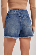 Load image into Gallery viewer, Bluivy Denim Overlapping Front Skort
