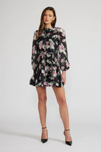 Load image into Gallery viewer, Lucy Paris Nina Mini Dress / Black Floral
