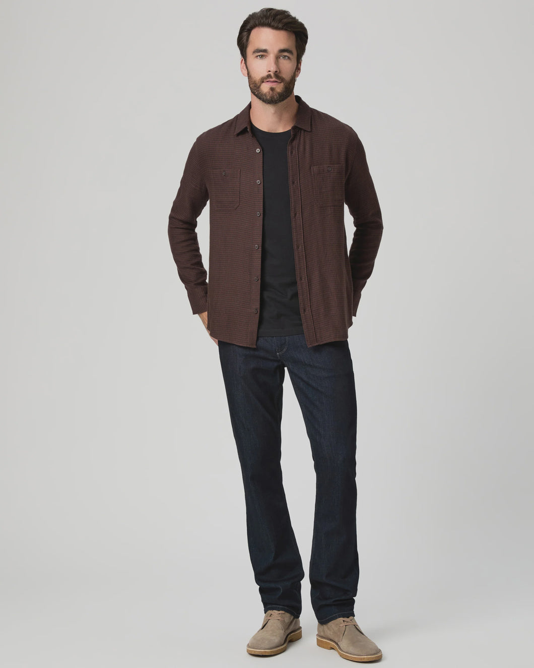 Paige Everett LS Shirt / Caffeine