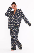 Load image into Gallery viewer, Mumu Overslept PJ Set / Extra Dirty Martini
