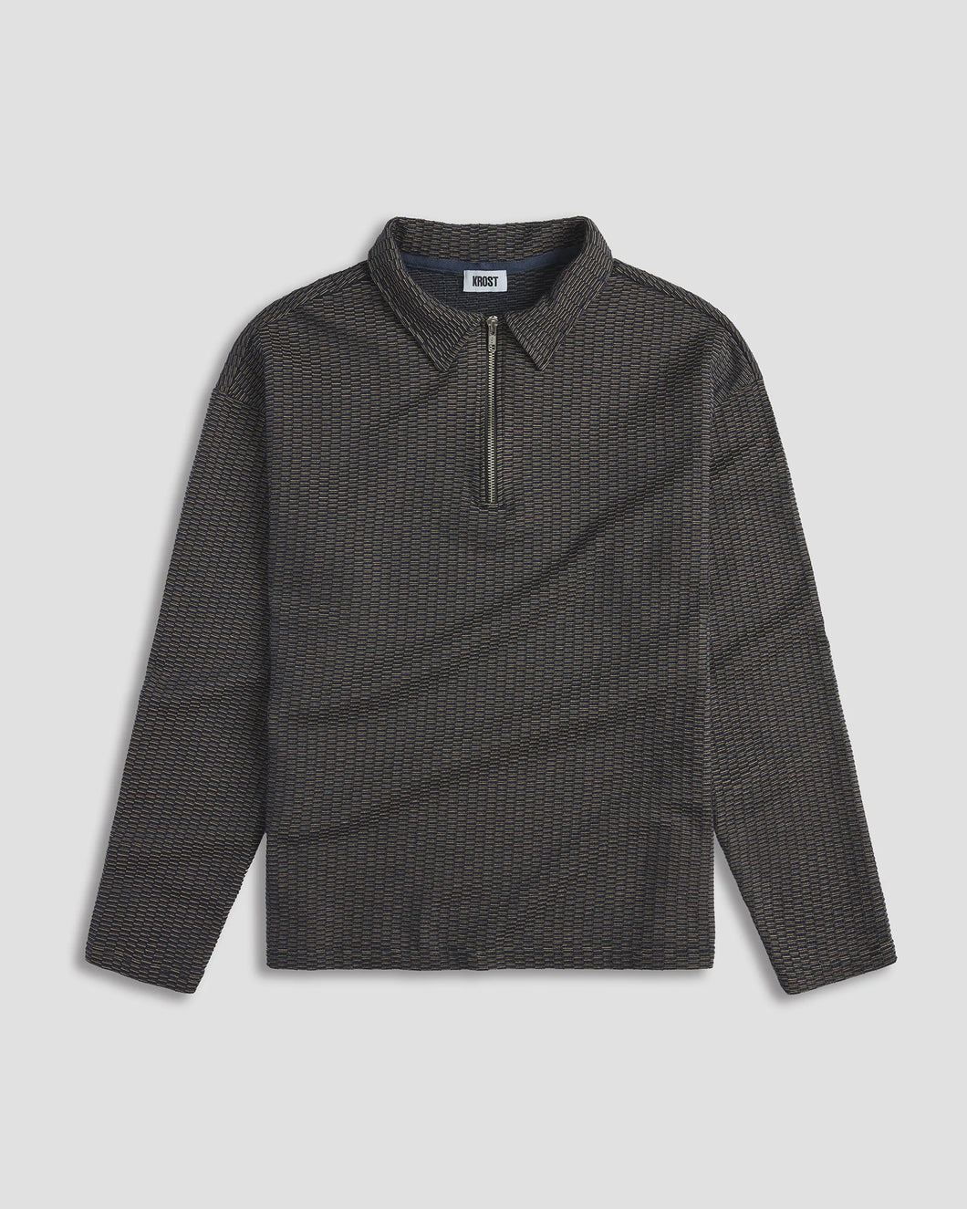 Krost Mini Jacquard Zip Polo