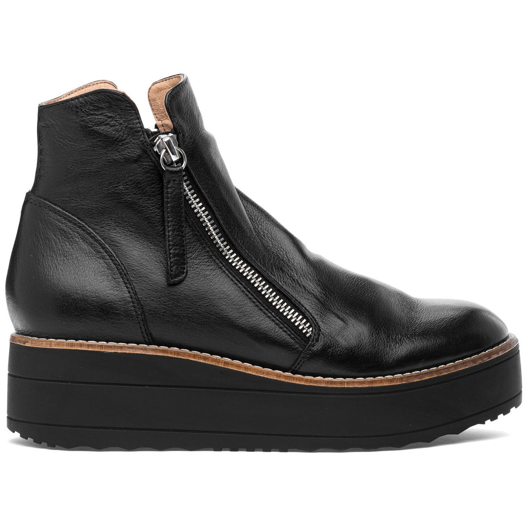 Silent D Nene Leather Zip Sneaker Boot