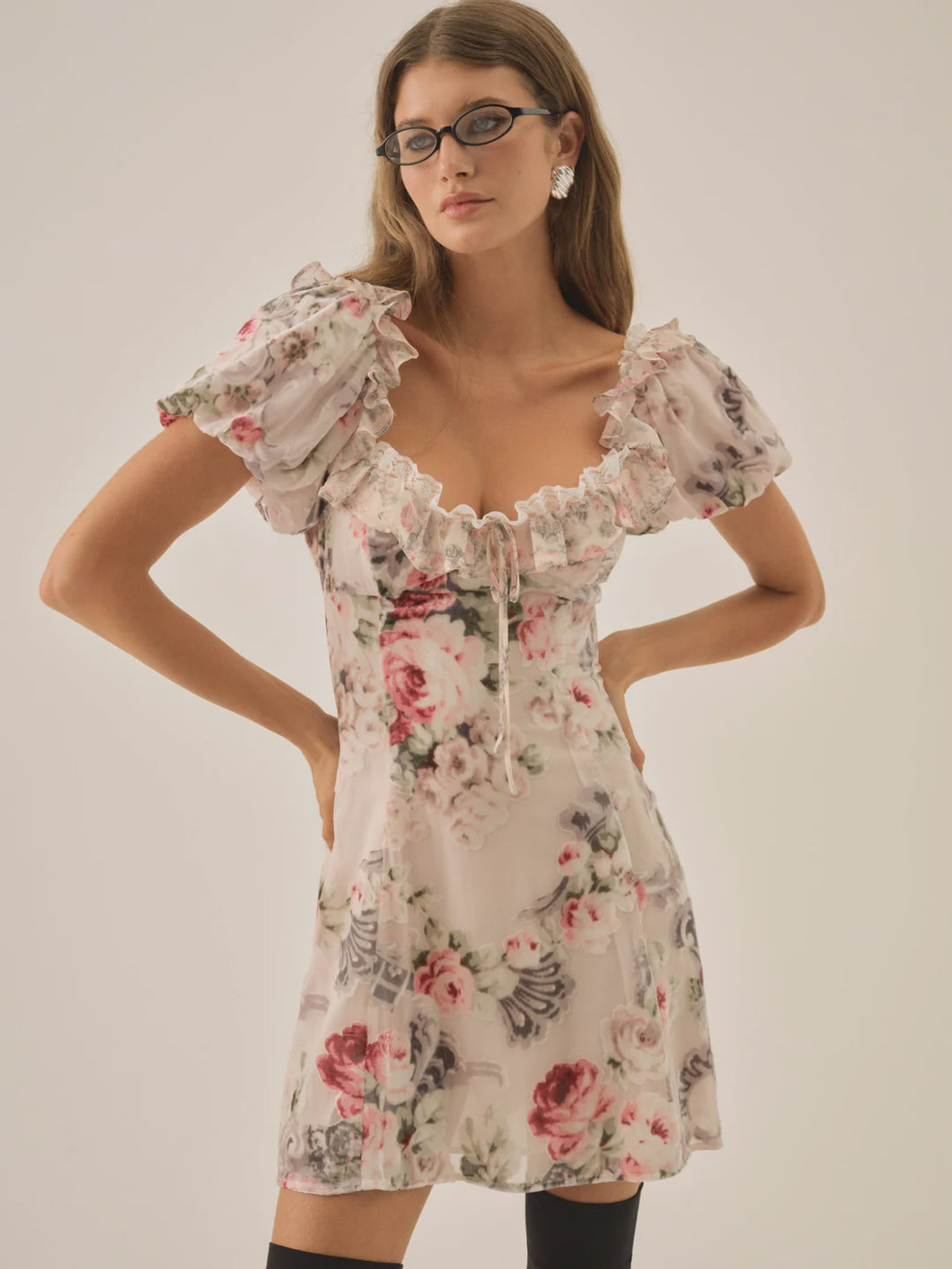 For Love & Lemons Nora Mini Dress